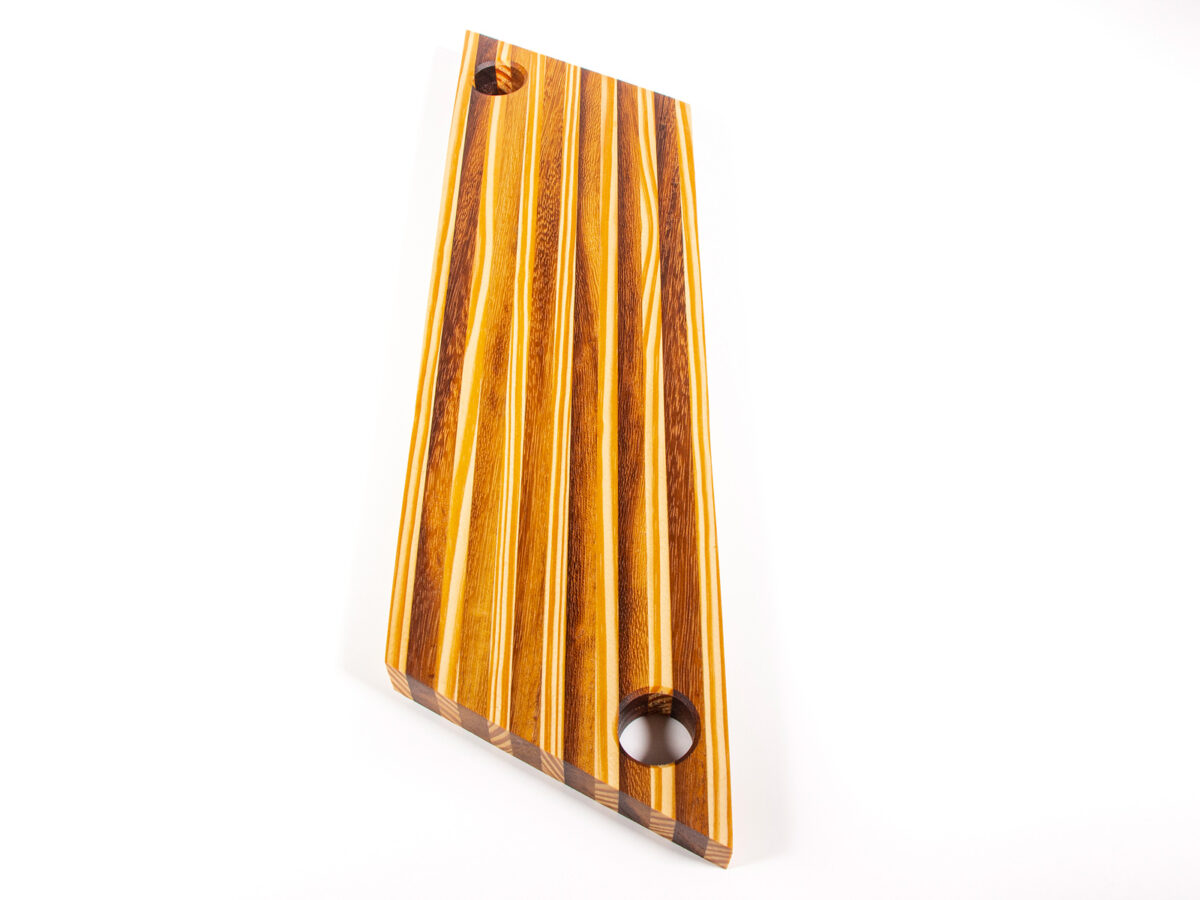 Tagliere Spigolo Iroko e Pino