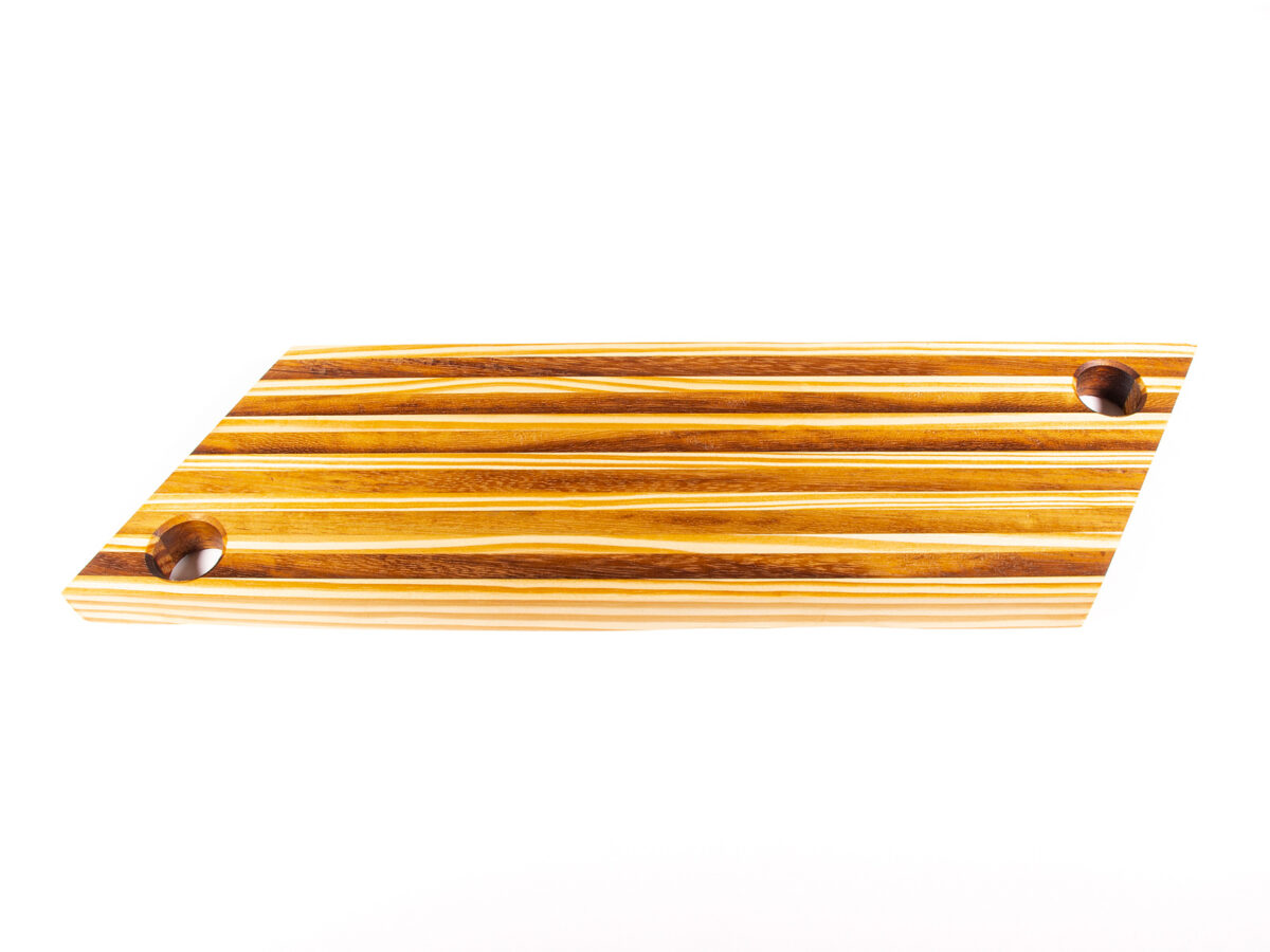 Tagliere Spigolo Iroko e Pino